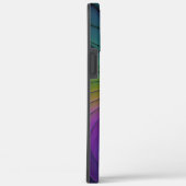 青カラフル色の抽象芸術モダンフラクタル Case-Mate iPhoneケース (裏面 / 右)