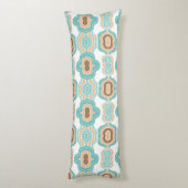 青カラフル/タン/ブラウン・メダリオン ボディピロー (裏面 (縦))