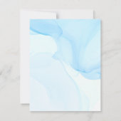 青カリブの結婚詳細 招待状 (裏面)