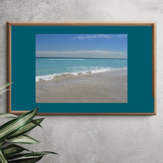 青カリブの色 ポスター