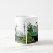 青ガエル、デハ5100形、日本の電車 モーフィングマグカップ (中央)