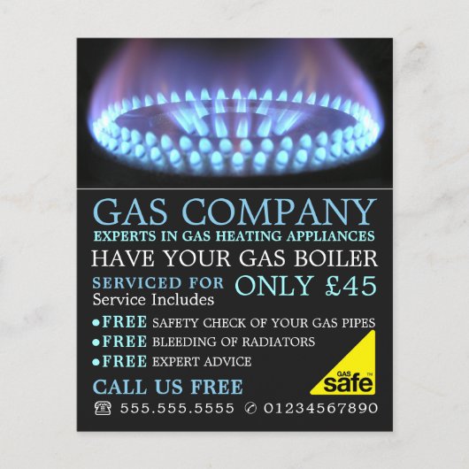 青ガスリングや輪、ガス·エンジニア、サプライヤ広告ー チラシ (正面)