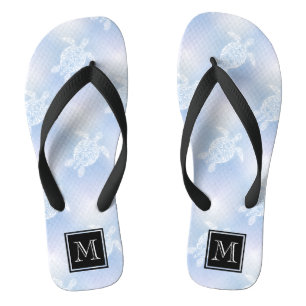 青ガメ模様 ビーチサンダル