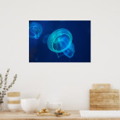 青クラゲ ポスター (キッチン)