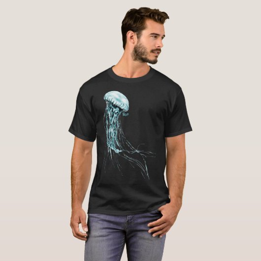 青クラゲ Tシャツ (正面フル)