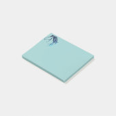 青クラシック色の馬の頭のロゴ ポストイット (アングル)