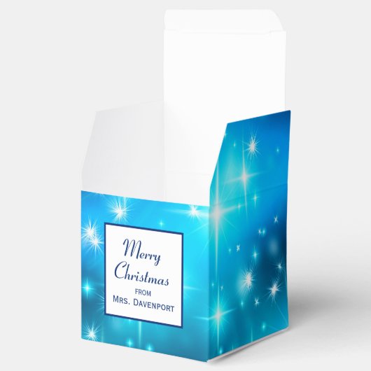 青クール光きらめく抽象芸術宇宙 フェイバーボックス (オープン)