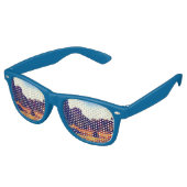 青クール木サングラス レトロサングラス (アングル)