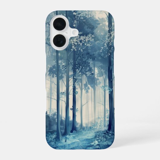 青クール林 iPhone 16ケース (裏面)