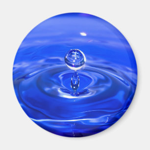 青クール水滴 マグネット