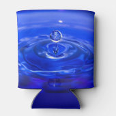 青クール水滴 缶クーラー (裏面)