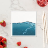 青クール澄ん波 スタンダードカクテルナプキン (インサイチュ)