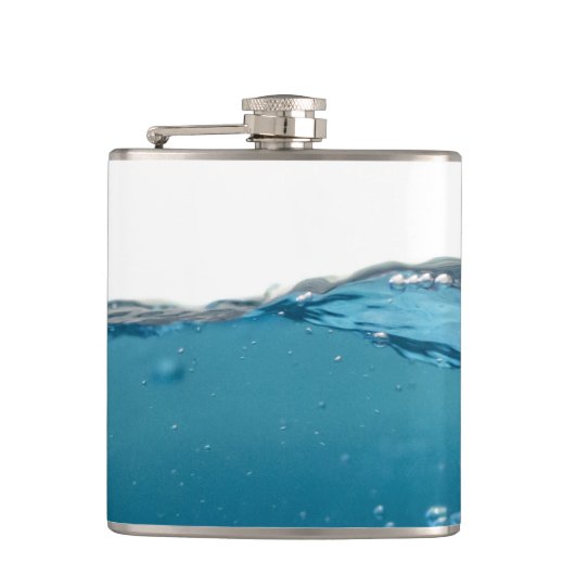 青クール澄ん波 フラスク (正面)