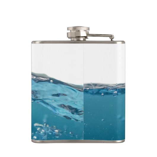 青クール澄ん波 フラスク (裏面)