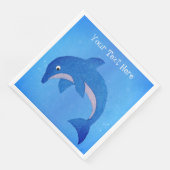 青クール鮮やか白スパークルドルフィンジャンピング (コーナー)