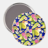 青グアバ花マグネット マグネット (正面/裏面)