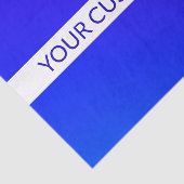 青グラデーションと編集可能文字オン白ストライプ色 薄葉紙 (詳細)