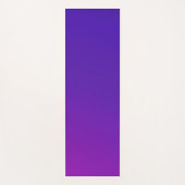 青グラデーションカラー ヨガマット (正面)