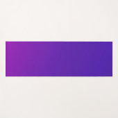 青グラデーションカラー ヨガマット (正面(横))