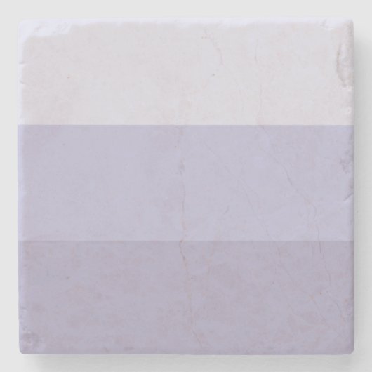 青グラデーションストライプの ストーンコースター (正面)