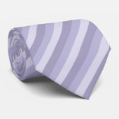 青グラデーションストライプの ネクタイ (ロール)