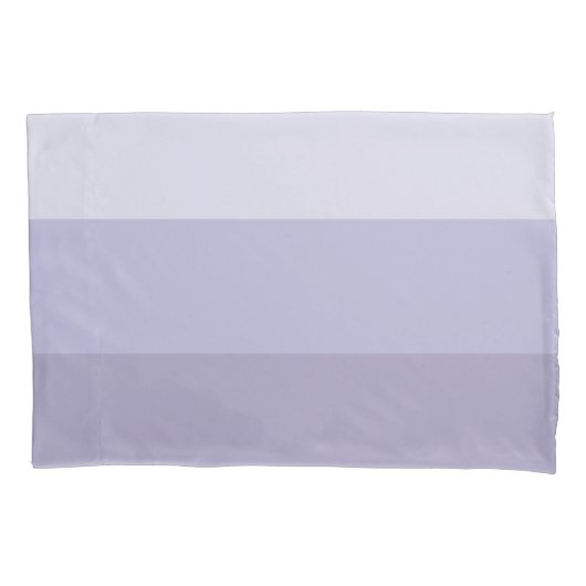 青グラデーションストライプの 枕カバー (正面左)