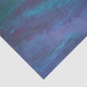 青グラデーション抽象芸術 |ターコイズティール(緑がかった色)紫 薄葉紙 (詳細)