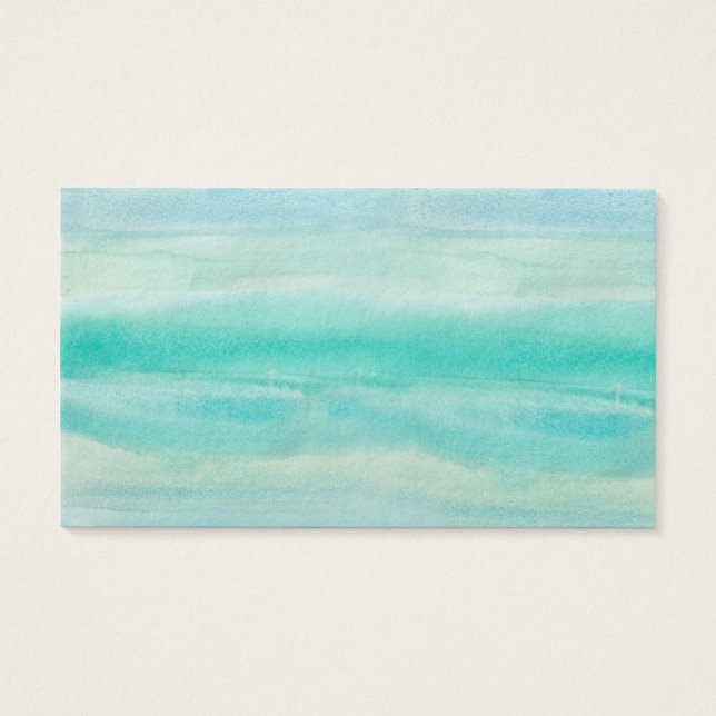 青グラデーション水洗模様 (正面)