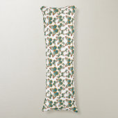 青グラデーション蝶パターン ボディピロー (正面縦)