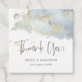 青グラデーション金ゴールドスモダンクリプト名メッセージ結婚の フェイバータグ