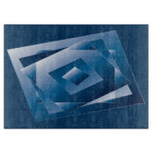 青グラデーション1 カッティングボード (正面)