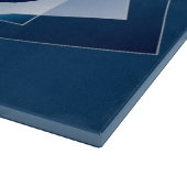 青グラデーション1 カッティングボード (角)