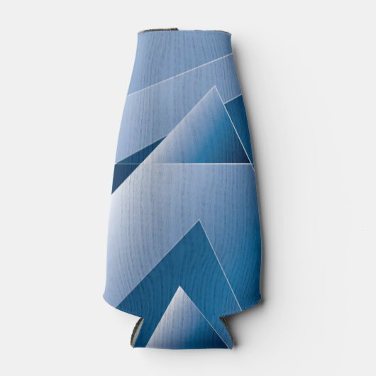 青グラデーション1 ボトルクーラー (正面)