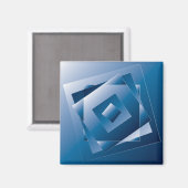 青グラデーション1 マグネット (正面/裏面)