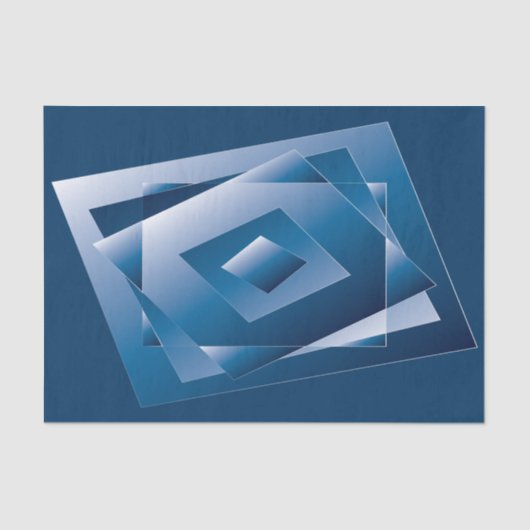 青グラデーション1 薄葉紙 (正面)