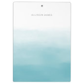 青グラデーション クリップボード (裏面)