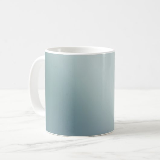 青グラデーション コーヒーマグカップ (正面左)