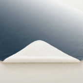 青グラデーション シェルパブランケット (3/4)