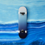 青グラデーション スケートボード<br><div class="desc">カルミングオンブレ海ブルース</div>