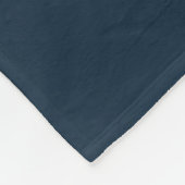 青グラデーション フリースブランケット (角)