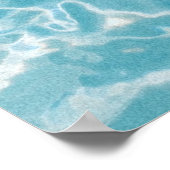 青グラデーション ポスター (角)