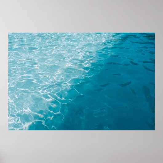 青グラデーション ポスター (正面)