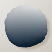 青グラデーション ラウンドクッション (裏面)