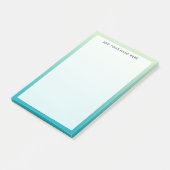 青グラデーション（透明） ポストイット (アングル)