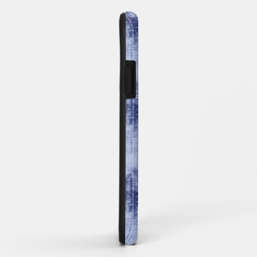 青グランジ星 Case-Mate iPhoneケース (裏面/右)