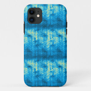 青グランジ色 iPhone 11 ケース