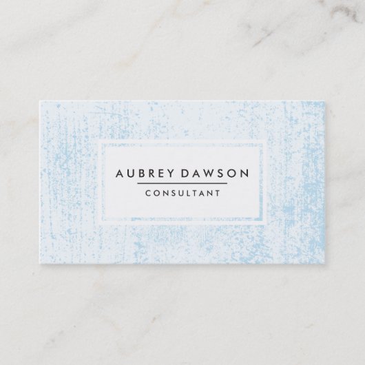 青グランジ 名刺 (正面)