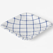 青グリッド（角度付き） ペーパープレート (傾斜あり)