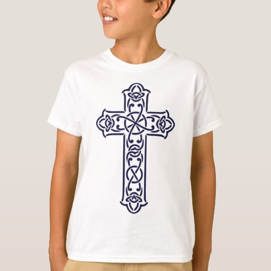 青ケルト高十字架 Tシャツ (正面)