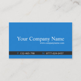 青コンテンポラリーと灰色 – 名刺